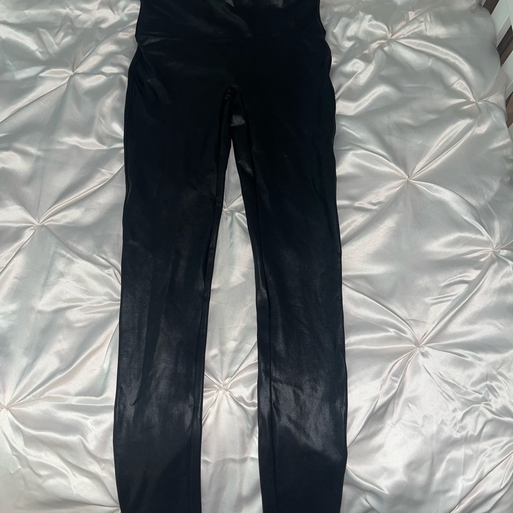 SPANX Black High-Waist Leggings